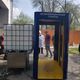 Фото пресс-службы мэрии. В Бишкеке устанавливают дезинфицирующие туннели