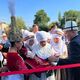 Фото мэрии Оша. Открытие улицы, переименованной в честь Алымбека Датки