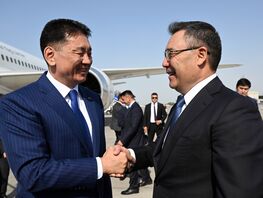 Президент Монголии Ухнаагийн Хурэлсух прибыл в&nbsp;Кыргызстан 