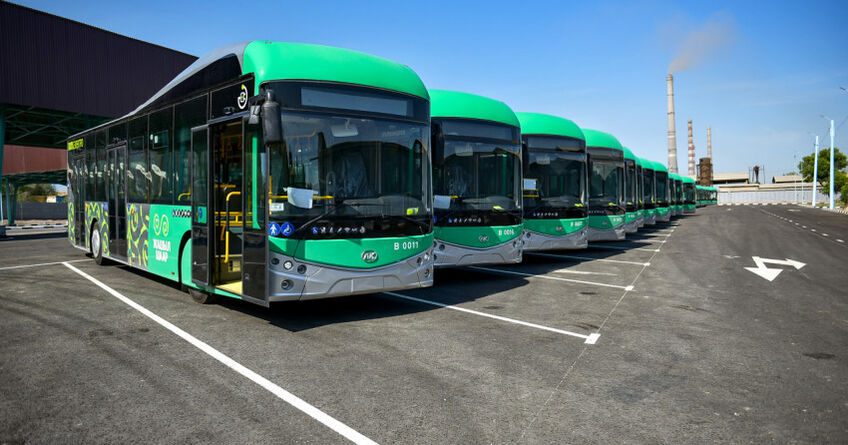 В&nbsp;Бишкек с&nbsp;2022 года поступили более 1,3 тысячи экоавтобусов и&nbsp;120 электробусов 