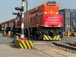 China launches first freight train to Central Asia in 2025