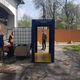 Фото пресс-службы мэрии. В Бишкеке устанавливают дезинфицирующие туннели