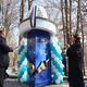 Фото мэрии Оша. Инасталляция «Ак калпак»