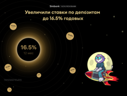 Simbank повысил ставки по&nbsp;депозитам до&nbsp;16,5 процента годовых 