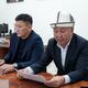Фото пресс-службы мэрии Бишкека. Мэр Айбек Джунушалиев провел рабочую встречу с представителями Государственной страховой организации.