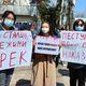 Фото 24-kg.com. Митинг возле здания МВД