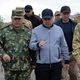 Фото пресс-службы президента. Президент Садыр Жапаров в селе Максат