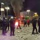 Фото Айдай Эркебаевой . Митингующие бросили в милиционеров коктейль Молотова