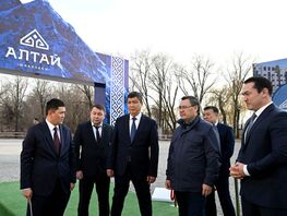 Город в&nbsp;городе. Садыр Жапаров дал старт масштабному проекту &laquo;Алтай&raquo; 