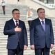Фото пресс-службы президента КР. Садыр Жапаров и Эмомали Рахмон