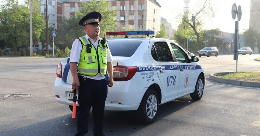 Пробки в&nbsp;Бишкеке. Патрульной милиции поручено регулировать движение в&nbsp;часы пик 
